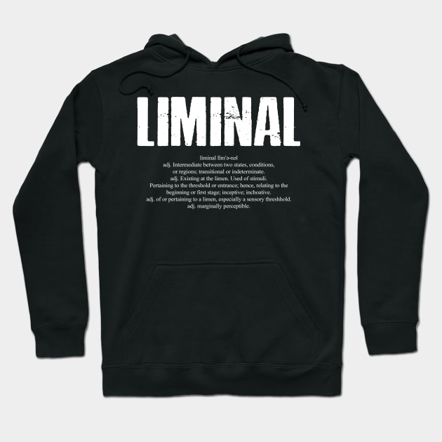 Liminal Dictionary Word Definition Hoodie by AltrusianGrace